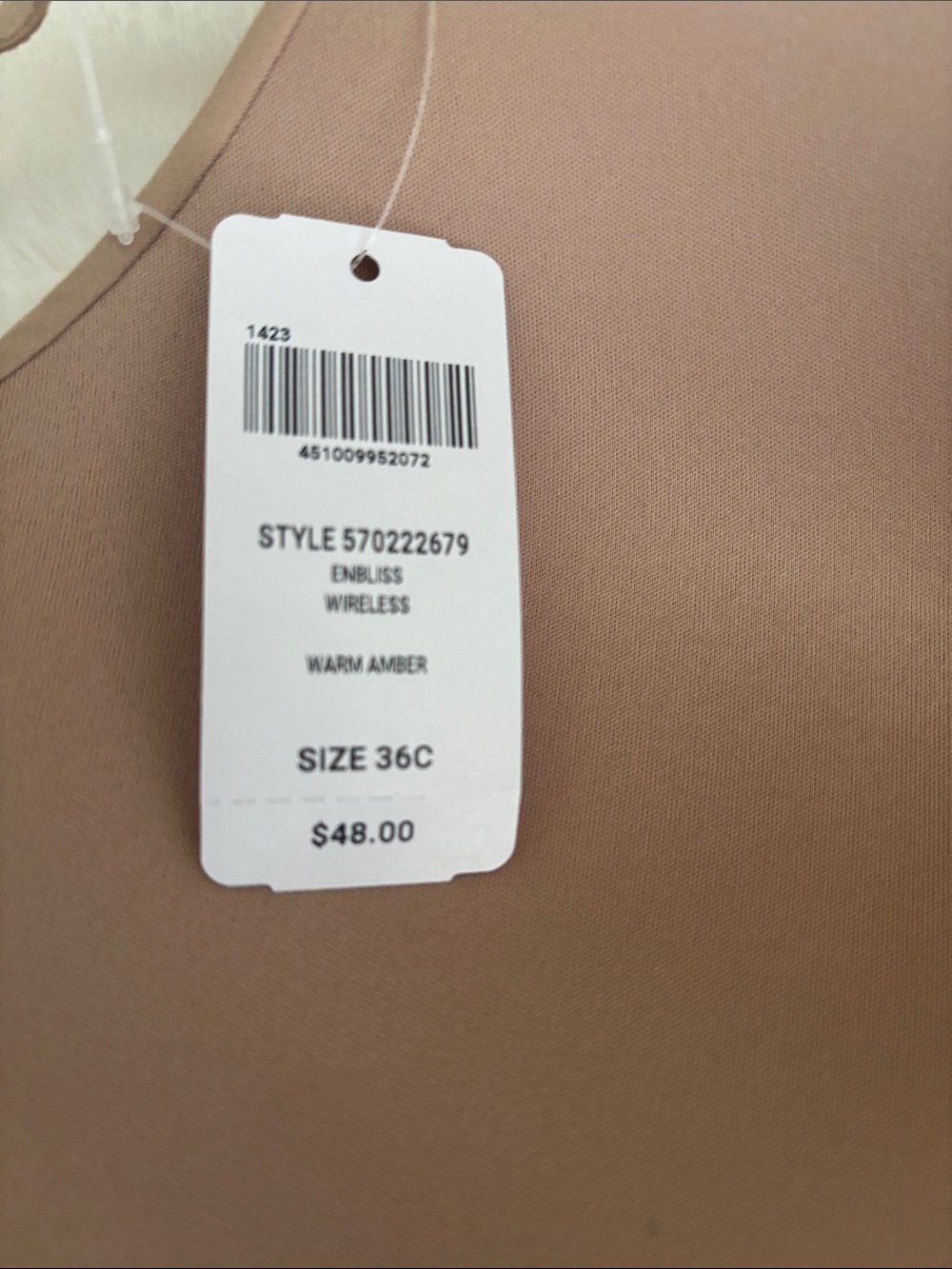 Soma Nude Taupe Enbliss Wireless T-Shirt Bra - Picture 4 of 4